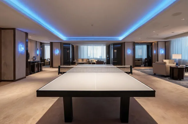 Hotel recreation table tennis